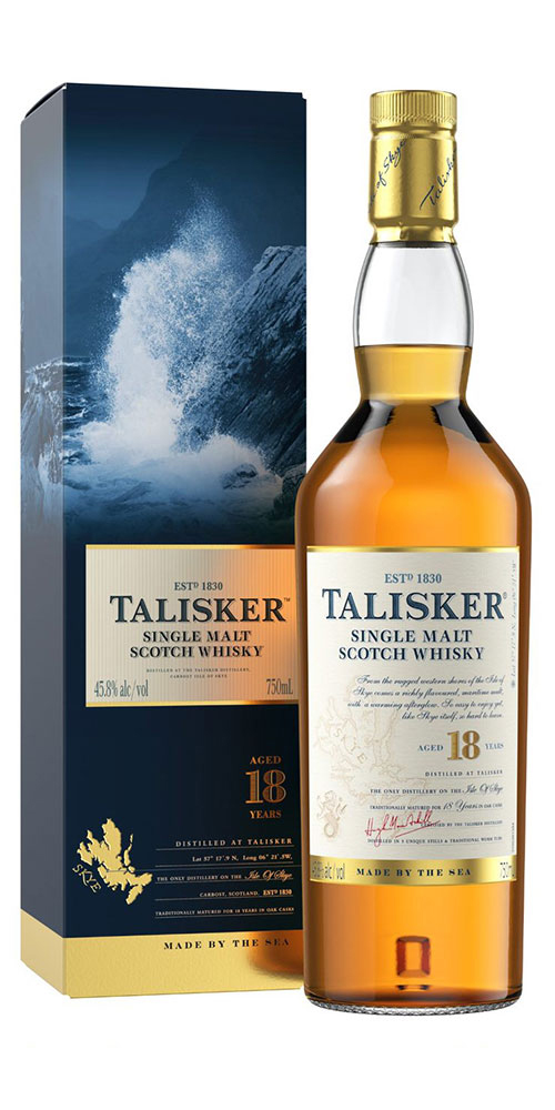 Talisker 18 Yr. Single Malt Scotch Whisky | Astor Wines & Spirits