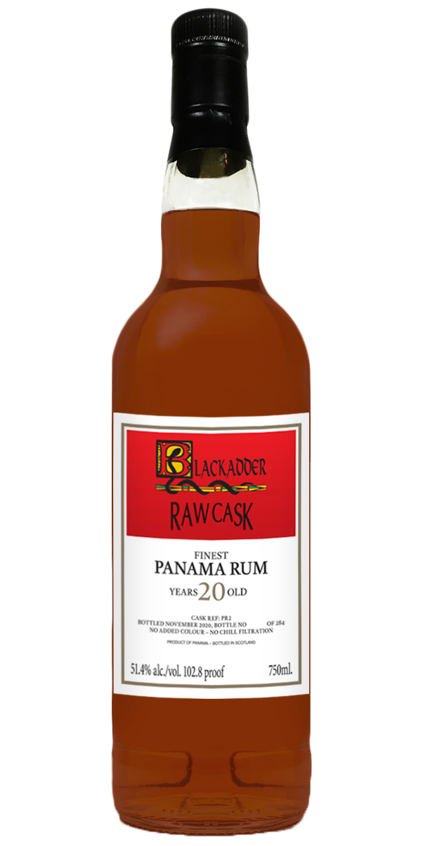 Blackadder Raw Cask 20yr Panama Rum