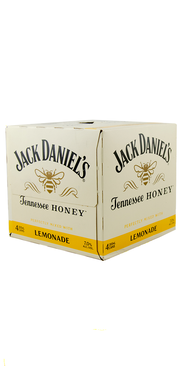 Jack Daniel's Tennessee Honey Lemonade Ready To Drink Cocktail                                      