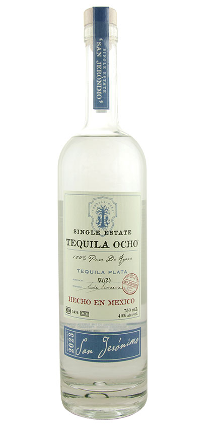 Tequila Ocho San Jerónimo Plata Tequila