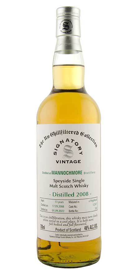 Signatory Mannochmore 13 Year Speyside Scotch Whisky