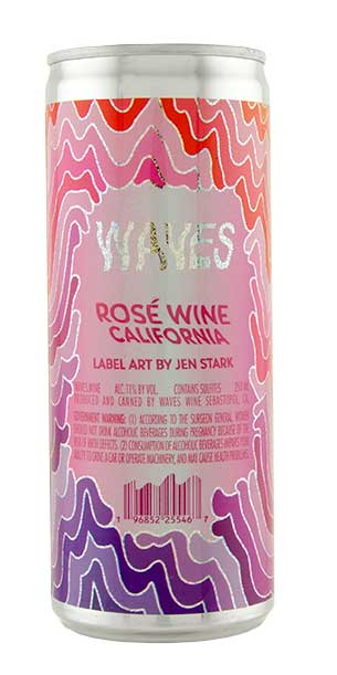 Waves Rosé Wine Can, Las Jaras