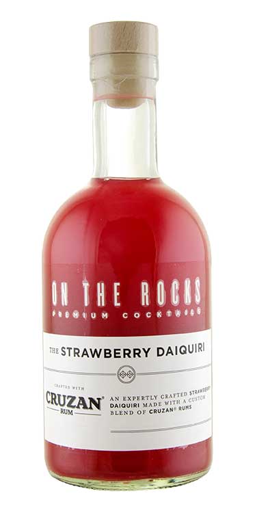 On The Rocks Strawberry Daiquiri Cocktail 