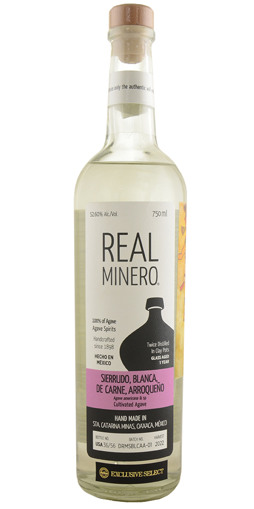 Real Minero Astor Batch Sierrudo/Blanca/De Carne/Arroqueno Mezcal