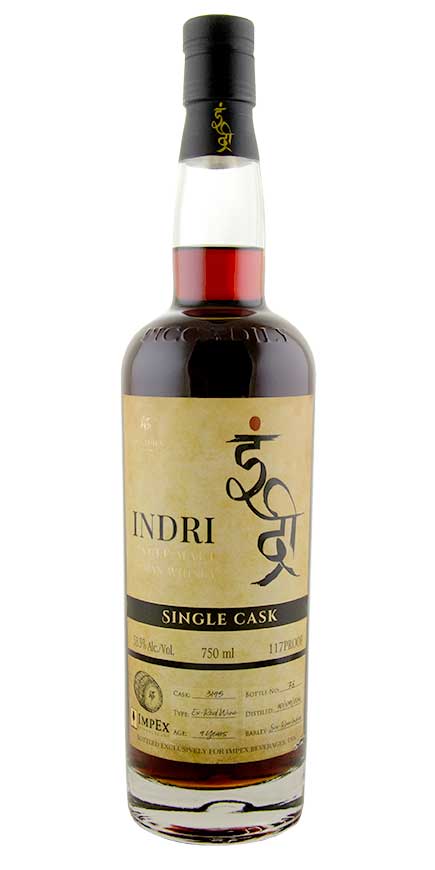 Indri Single Cask Single Malt Indian Whisky