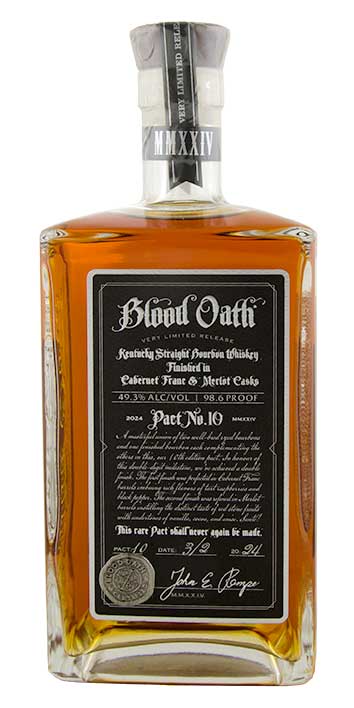 Blood Oath Pact No.10 Kentucky Straight Bourbon Whiskey