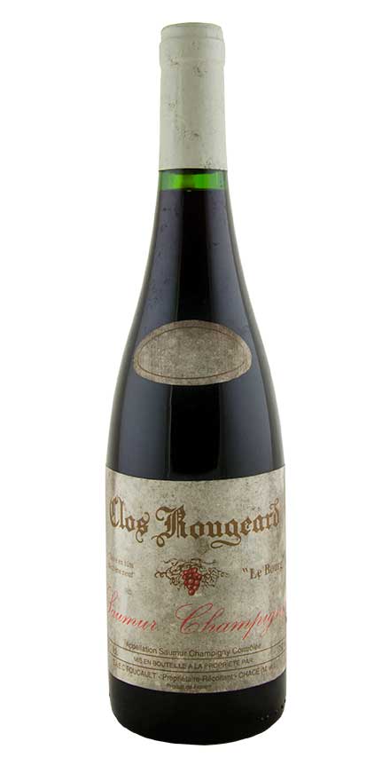 Saumur-Champigny "Le Bourg," Clos Rougeard (stained labels)