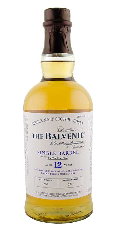 The Balvenie 12yr Single Barrel Speyside Single Malt Scotch Whisky