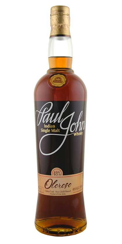 Paul John Oloroso Cask Finish Indian Single Malt Whisky