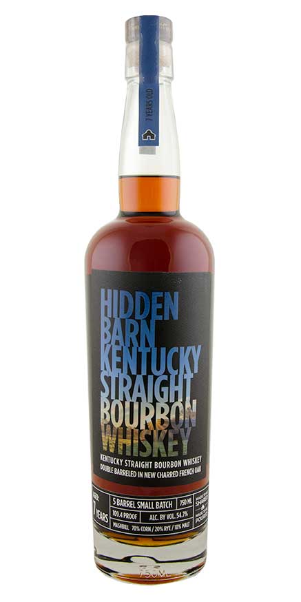 Hidden Barn 7yr. Small Batch Kentucky Straight Bourbon Whiskey