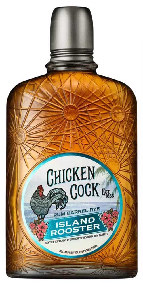 Chicken Cock Limited Edition Island Rooster Rye Whiskey