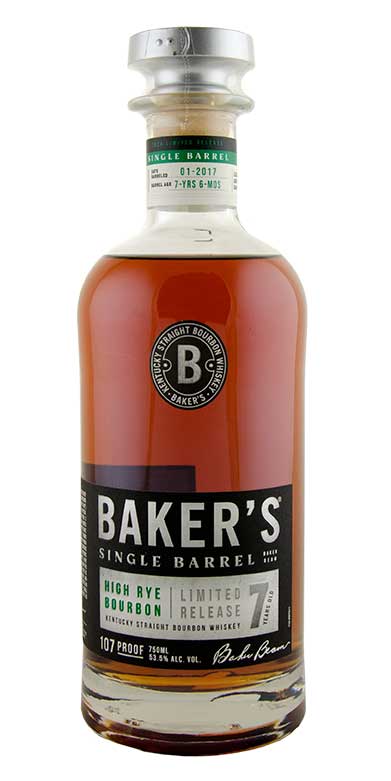 Baker's 7yr High Rye Single Barrel Kentucky Straight Bourbon Whiskey