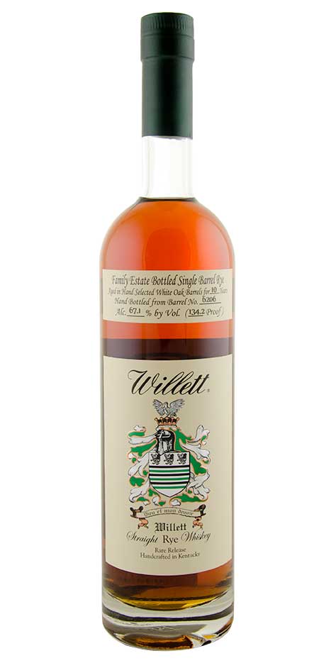 Willett 10yr Single Barrel Kentucky Straight Rye Whiskey