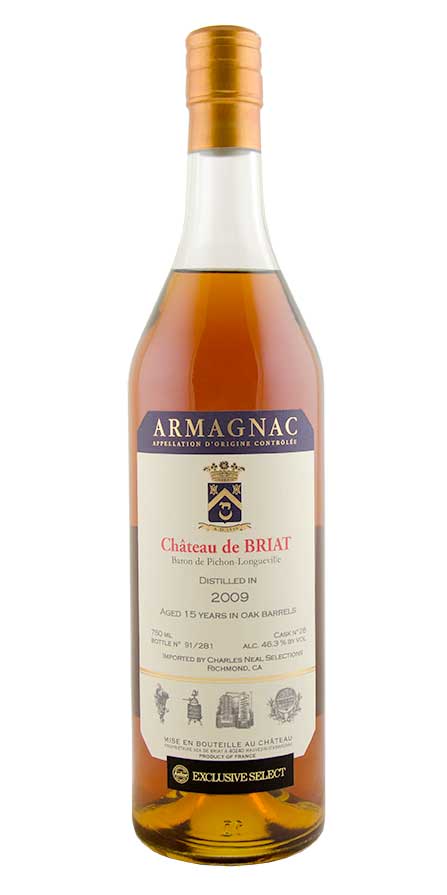 Château de Briat Astor Select 15yr. Single Barrel Armagnac