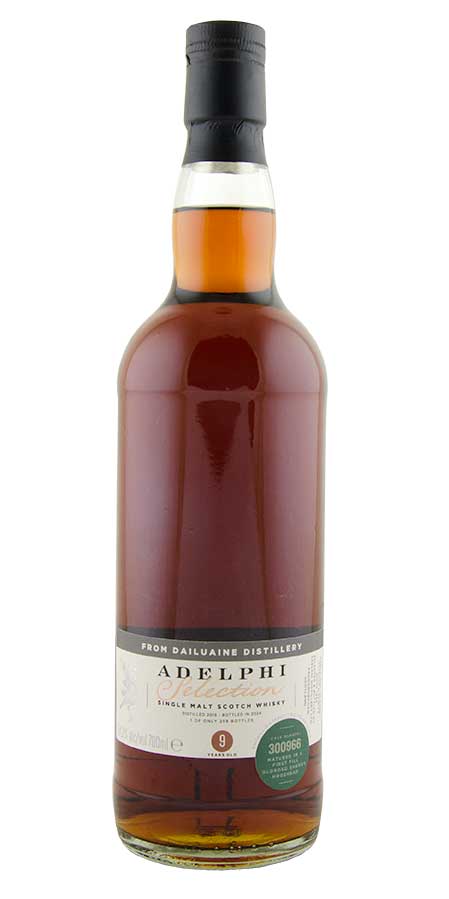 Adelphi Selection Dailuaine 9 Year Speyside Single Malt Scotch Whisky